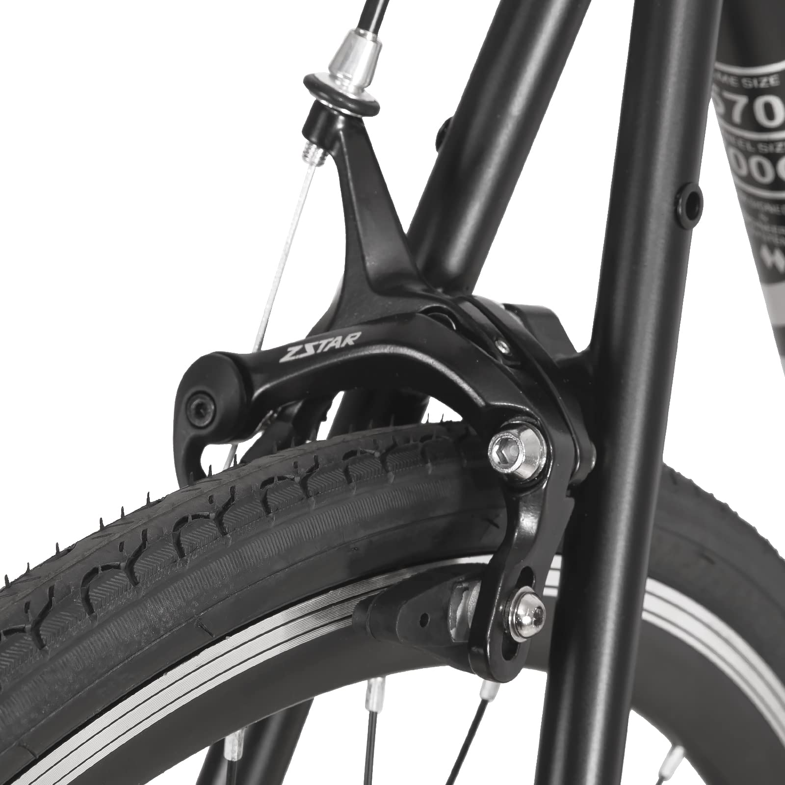 HILAND Bicicletta da corsa in alluminio 700C, Shimano a 21 marce, 28 pollici, per uomo e donna