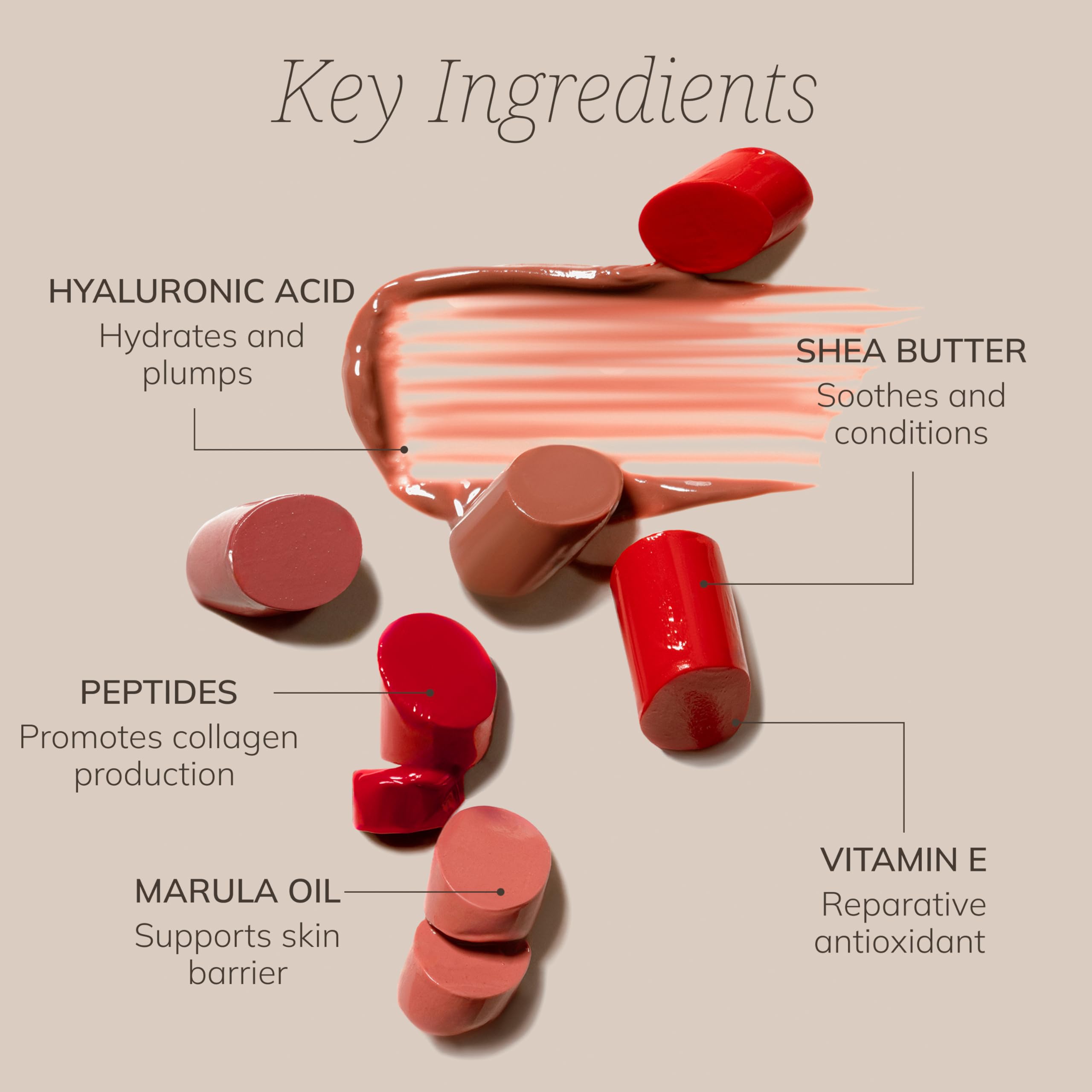 COLLEEN ROTHSCHILD Hydrashine Lipstick Balm – Hydrating, Glossy, Buildable Lip Color – Skin-Care Makeup Hybrid in 5 Versatile Shades