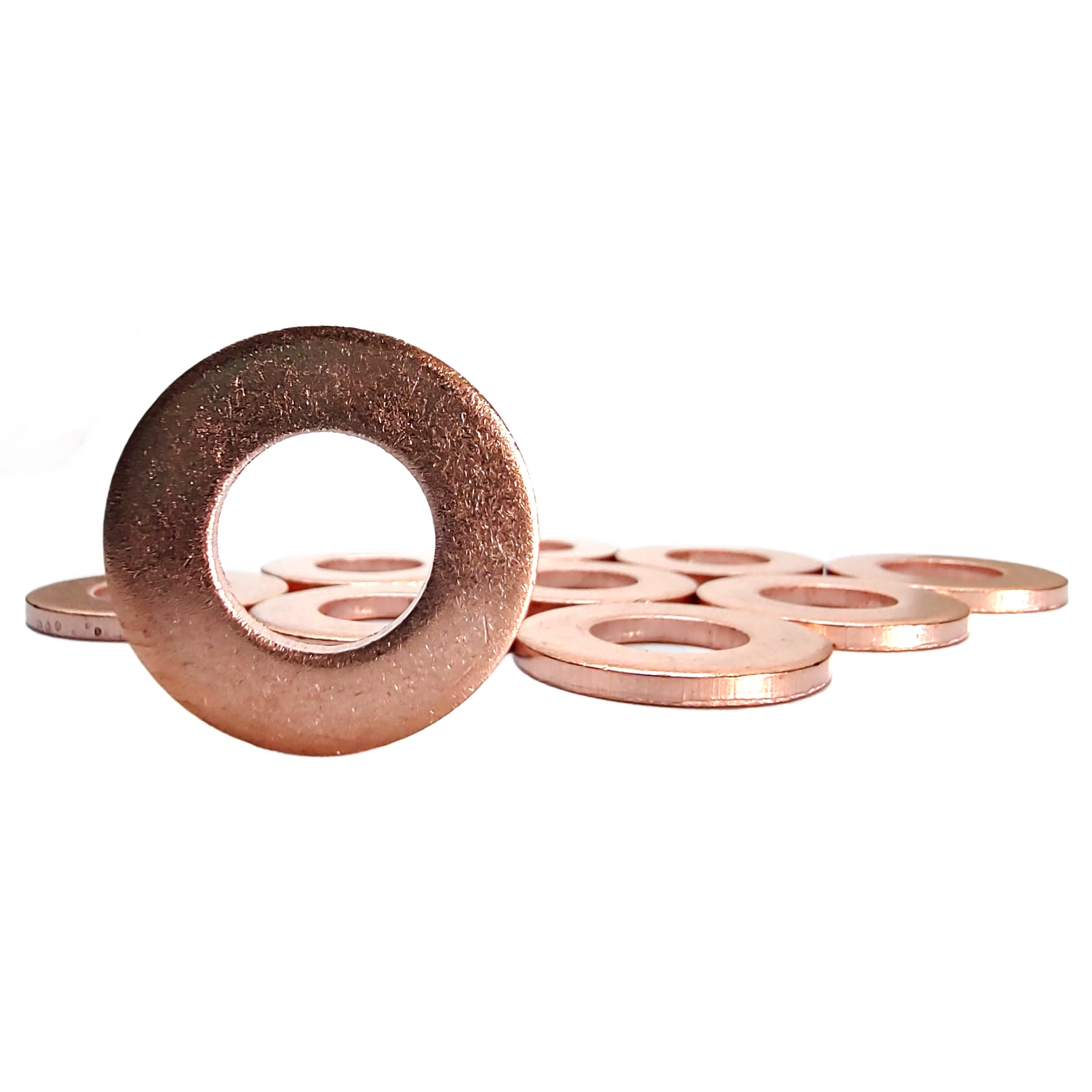 10 Rondelle di Rame M10 x 20 x 2,0 per tappi scarico olio, compatibili con diverse serie Citroen, Peugeot e Ford (solo modelli Diesel)
