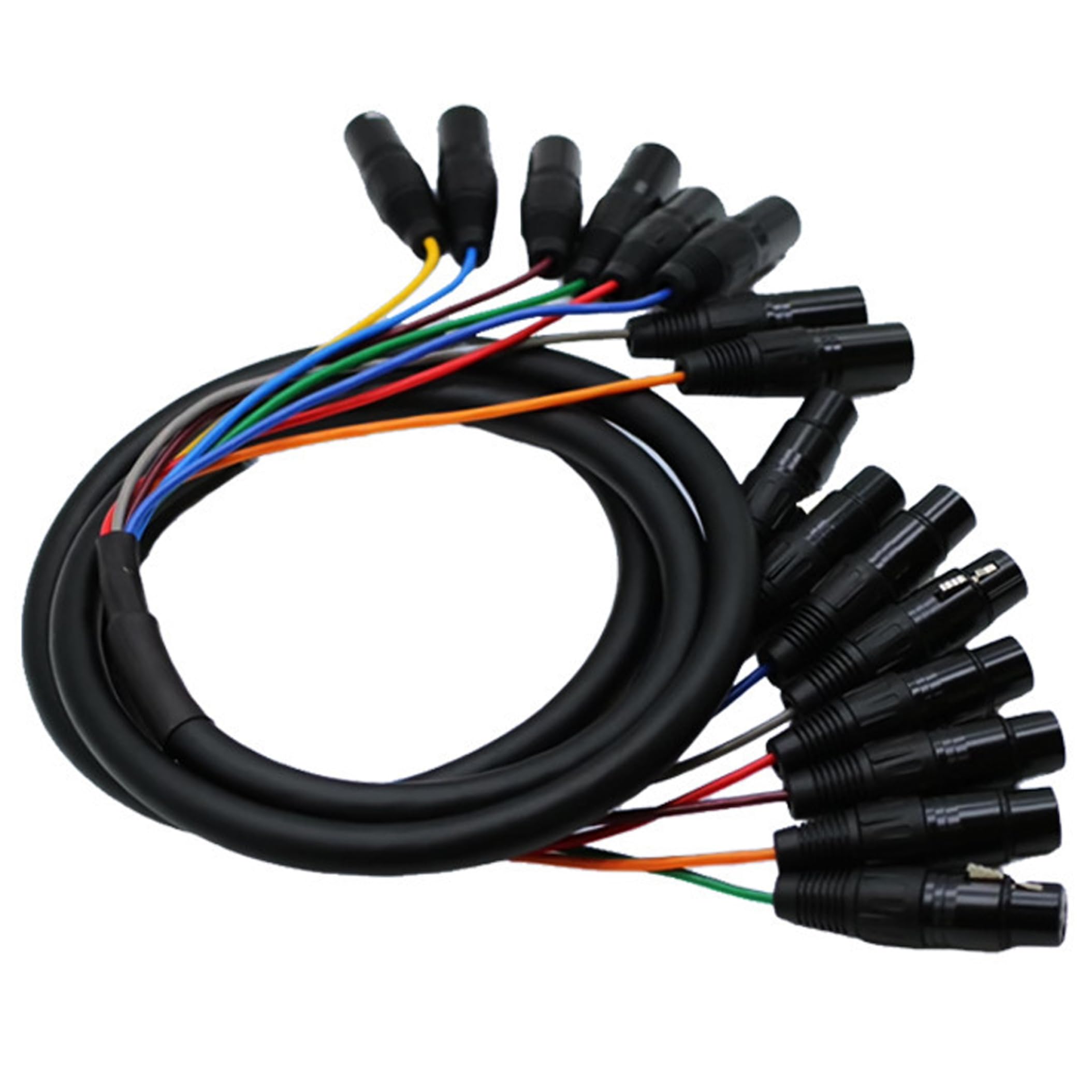 Câble serpent XLR 8 canaux mâle à femelle 3, 28 pieds
