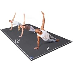 MRO Extra Large Yoga Mat 12x6 9x6 7x5 6x4 9MM Extra Wide and Thick Exercise Mats for Home