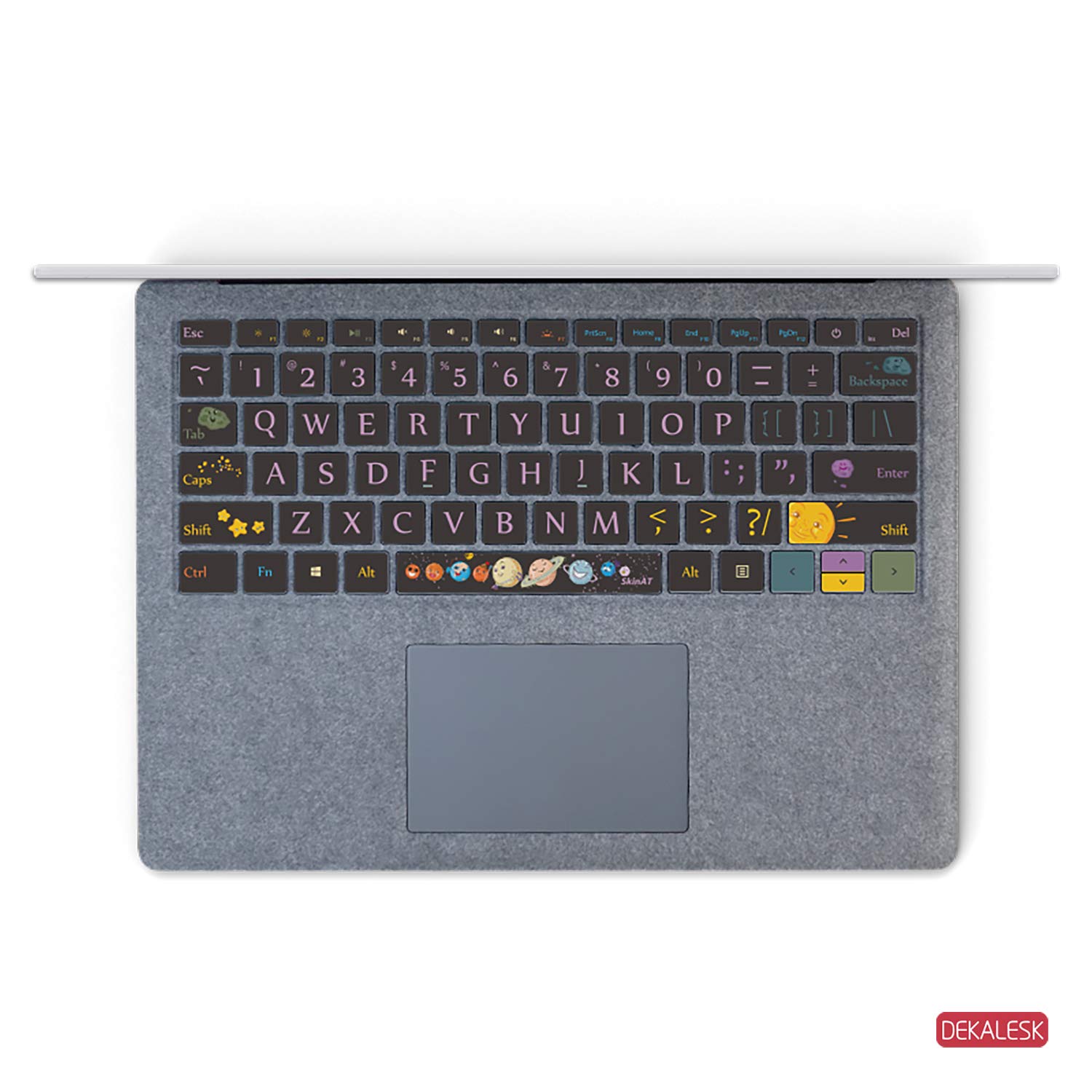 SurfaceBook 2 Keyboard Stickers individual keys Decal Cute Space Protector Cover Microsoft Laptop Surface Pro Tablet Skin (surface book 2 15”)