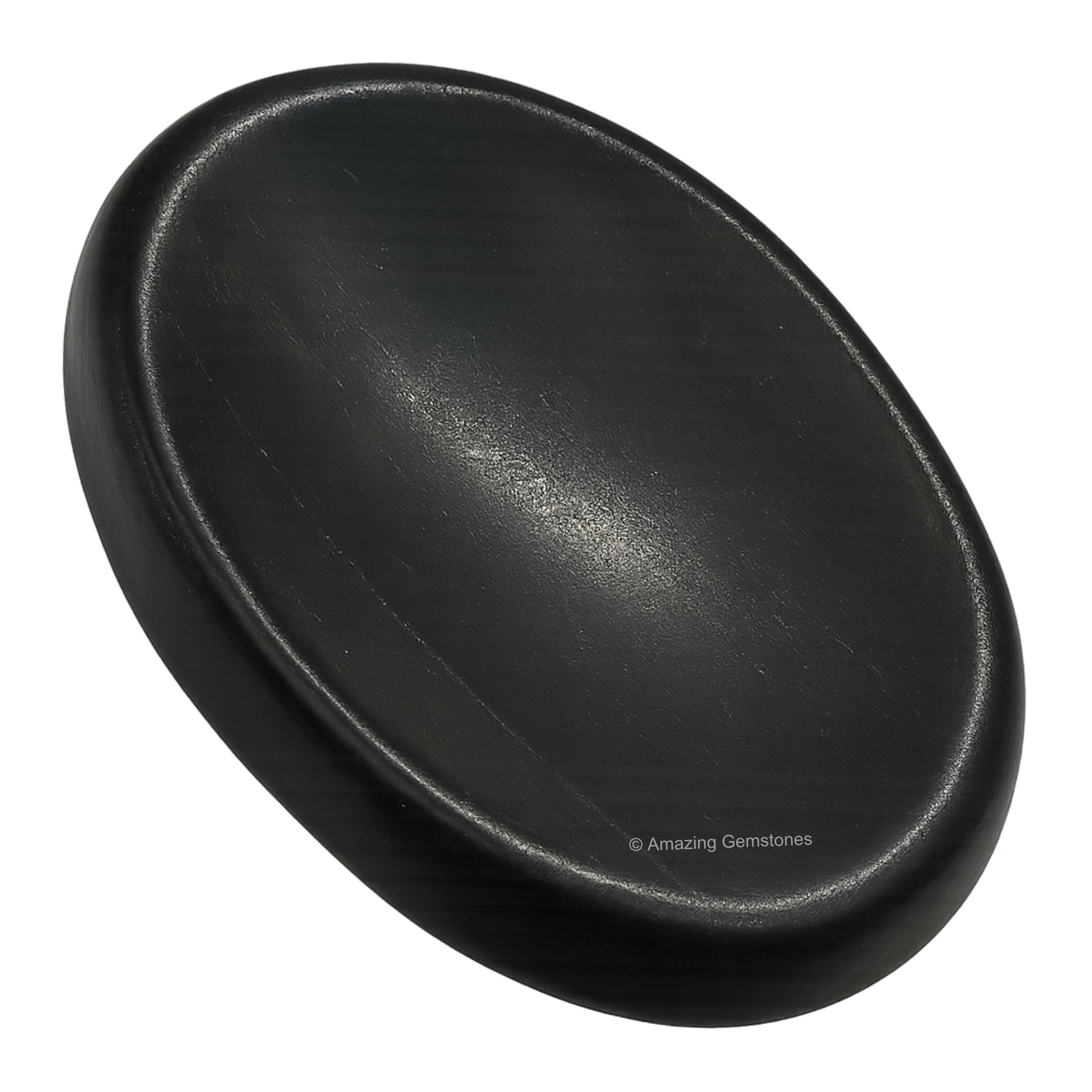 Shungite Crystal Worry Stones for Anxiety, 1.5" Inches Healing Crystal