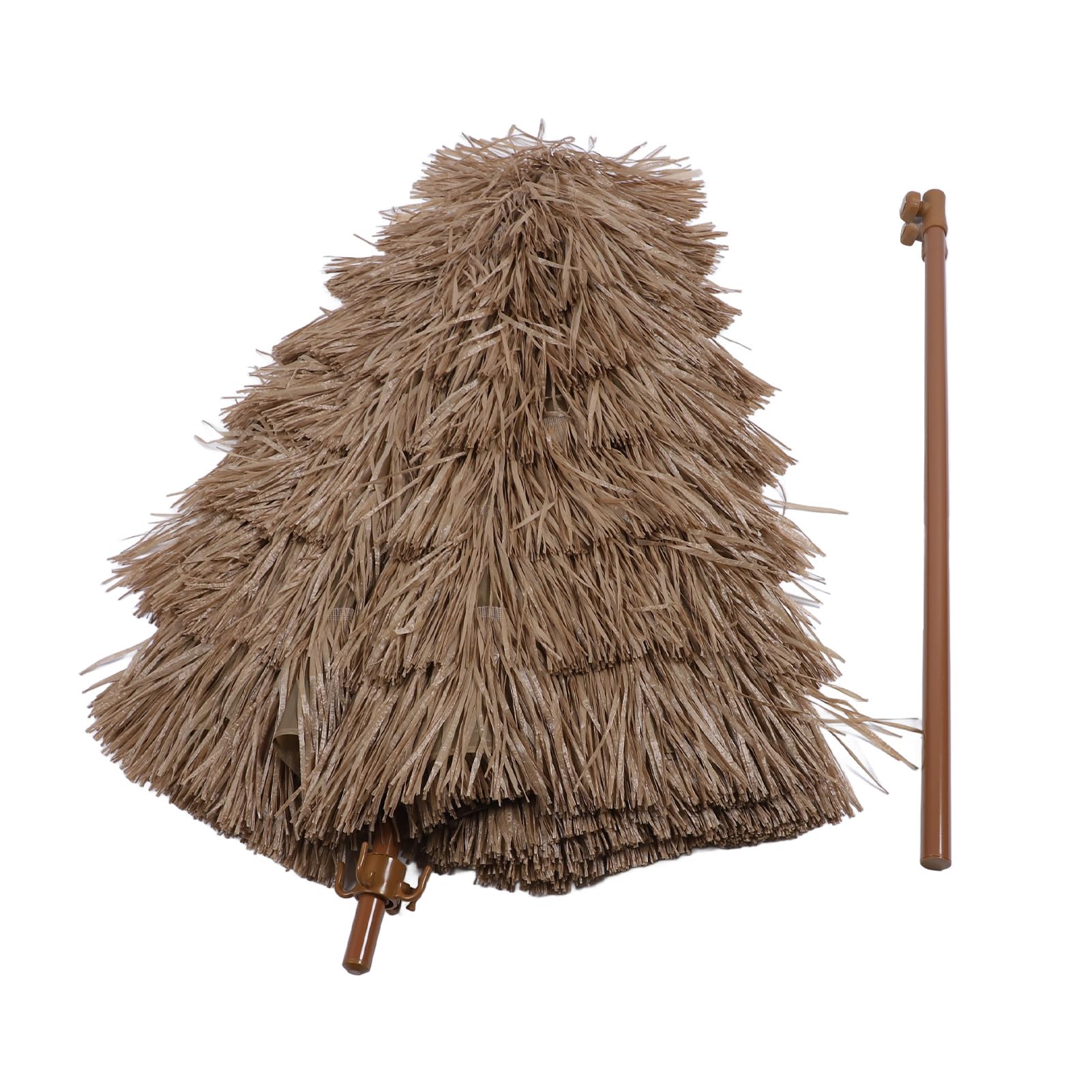 Acouto Height Thatch Umbrella, 2.4m/7.9ft Tilt Sun Simulated Patio Straw Umbrella for Beach and Garden Ight Thatch UmbrellaBeach UmbrellaTilt UmbrellaSun (#1)