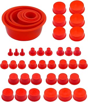 48 Pcs Automotive Cap Plug Kit 0.11-2.39 in Fit for AutoLine Pro Autool