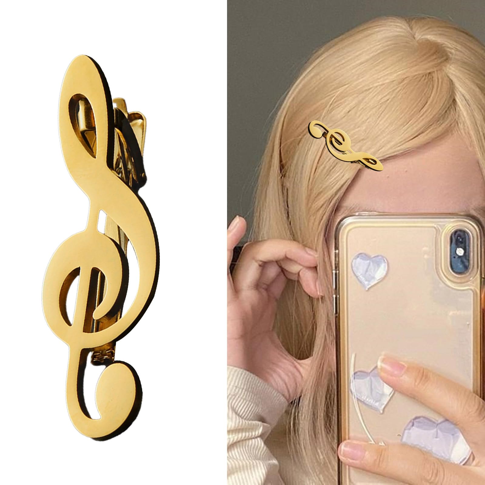 Creativo Metallo Punk Chitarra Fermacravatta Strumento Nota Musicale Tie Pin Pianoforte Cravatta Fibbia per Uomo Cravatta Accessori