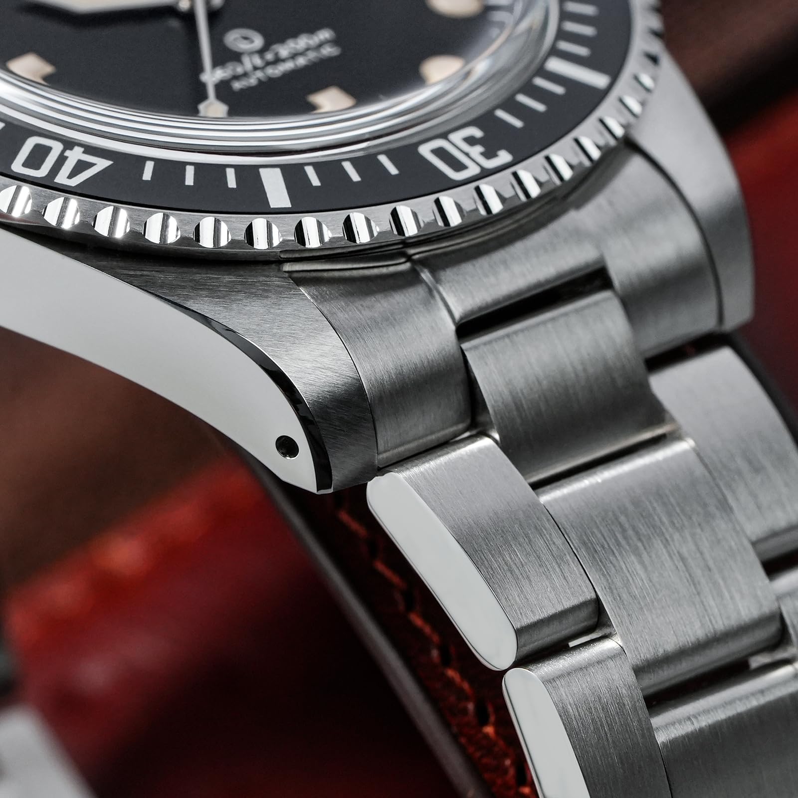 watchdives WD5513B - Orologio subacqueo da uomo, stile vintage, PT5004, automatico, meccanico, lusso, 40,7 mm, vetro zaffiro, impermeabile fino a 20 bar