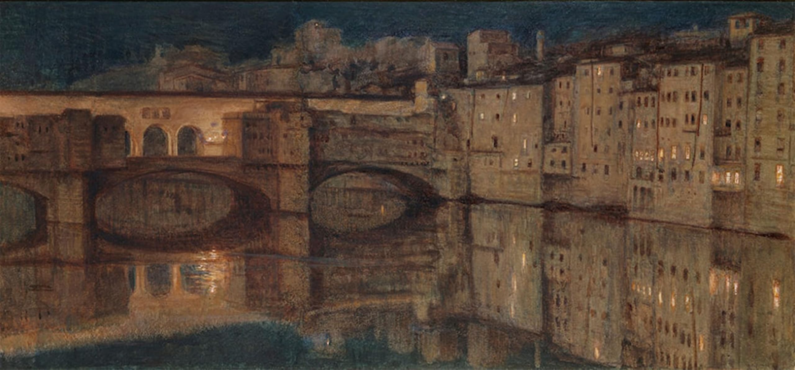 ARTXLXXBN Famous Painting Art Wall Decor Abstract Art Picture il Ponte-vecchio Firenze William Holman Hunt Animal Pictures for Home Decor 60x90cm