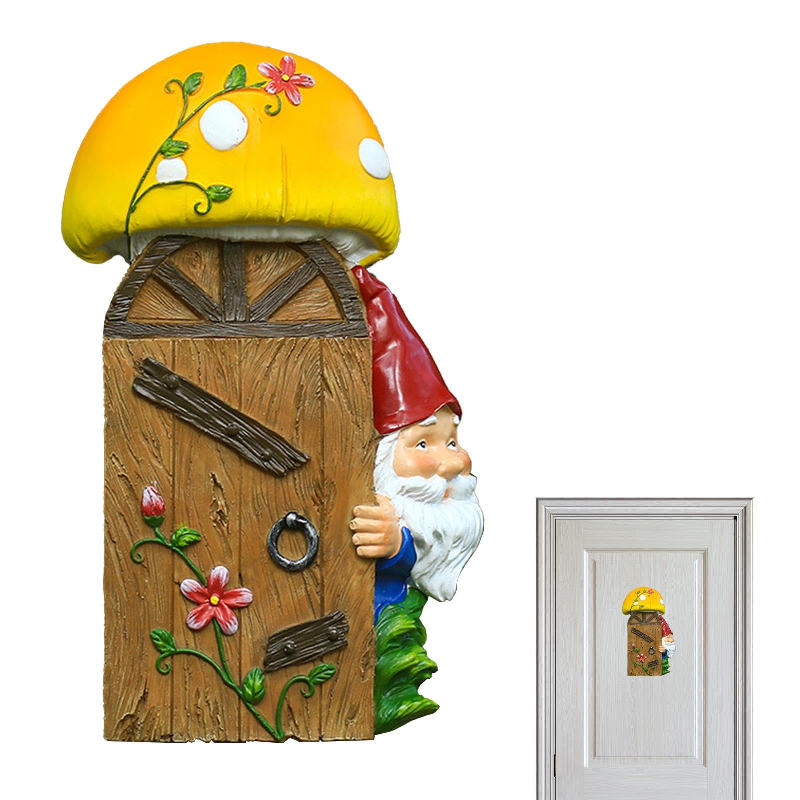 Baumschmuck Outdoor, Harz Baumhänger Gartenstatuen, wasserdichte Baumzwerge, Outdoor Baumstumpf Fee für Terrasse Rasen Hof Garten Dekorationen | Miniaturfiguren kompakte ative Ornamente für Bäume Fenster Fenster