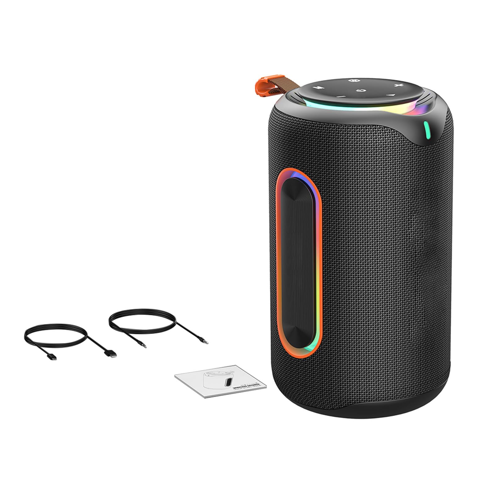 Altoparlante Wireless Portatile con Potenti Bassi da 60 W e Luci RGB per Feste in casa. Batteria da 8000 MAh (#1)