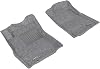 3D MAXpider Front Row Custom Fit Floor Mat for Select Models - Carpet Gray