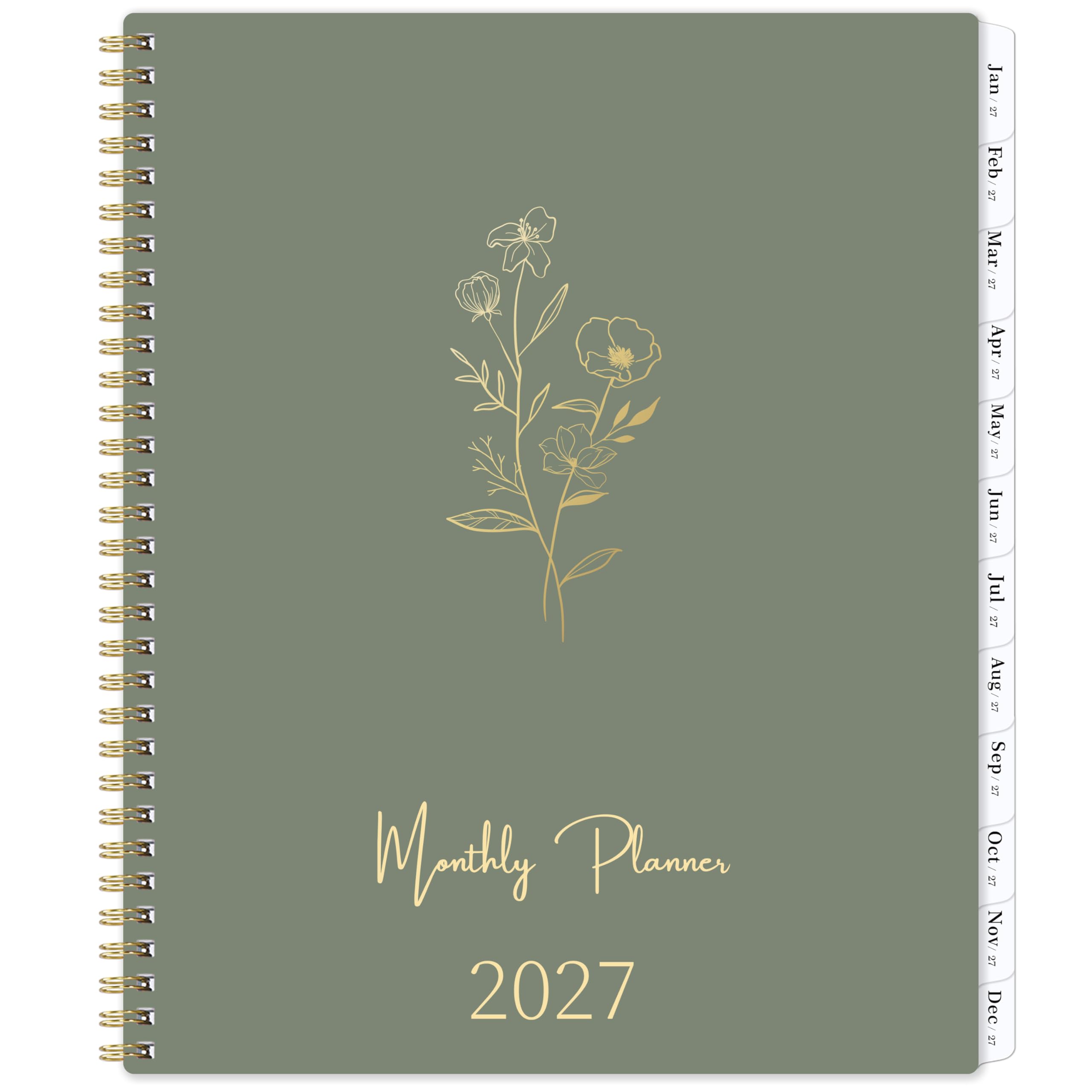 Photo 1 of 2027 Monthly Planner - Green