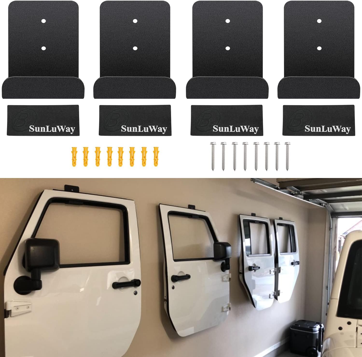 Door Hanger Removable WallMounted Door Storage Rack