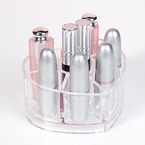 Miniatura 3 de Multipurpose Heart Shape Cosmetic Case Storage Lipsticks Display HolderFor Lipgloss Pencils Tools Makeup Lovers Organizers