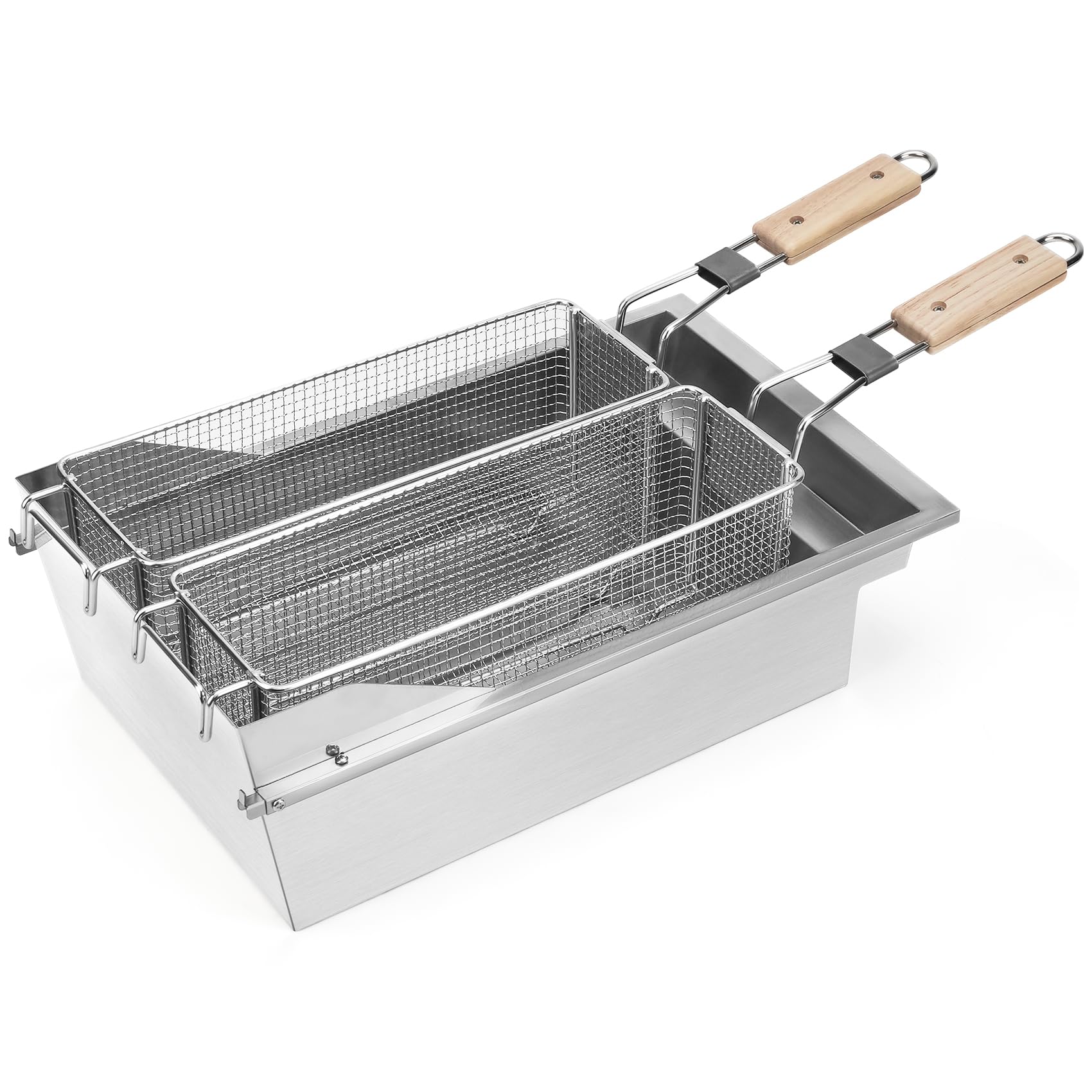 onlyfire Kit Friteuse pour Barbecues à Gaz Weber Spirit et Genesis