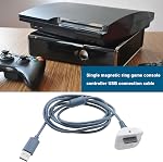 2Pcs USB Charging Cable Lead Adapter Charger 1.5 M USB Battery Charging Cable Charger Compatible with Xbox 360 Wireless Gamepad Controller
