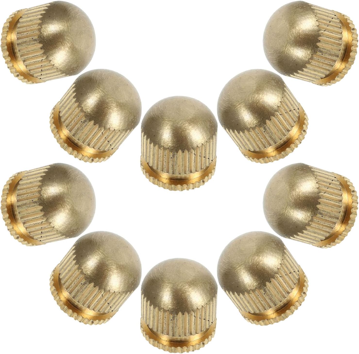 Pure Copper M5 Light Fixture Cap Nuts for Flush Mount Lamps