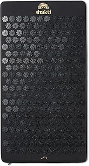 Premium Acupressure Mat, Level 2 Intensity in Shakti Black, Massage Muscles, Aid Sleep & Unlock Inner Tension | Similar to Acupuncture, No Needles Required