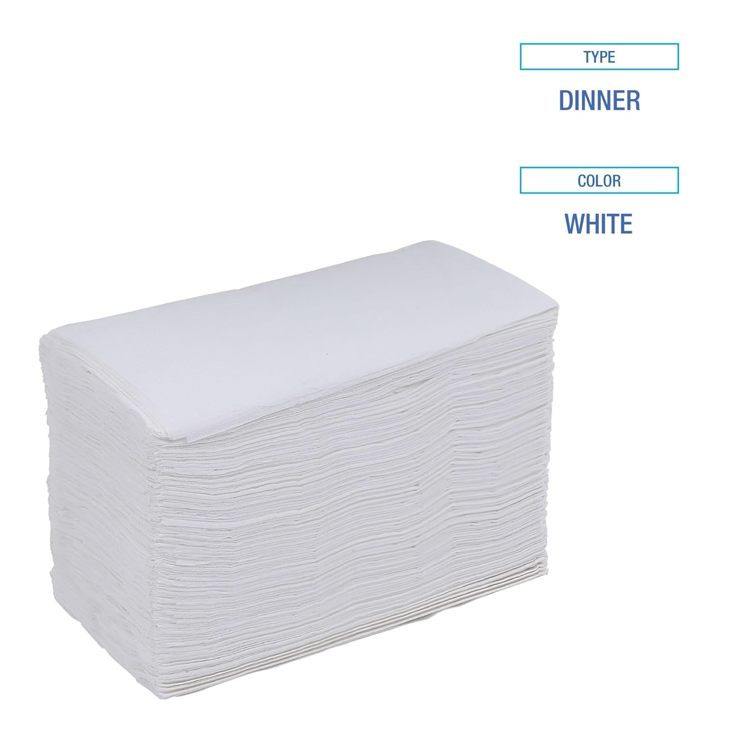 Boardwalk BWK8308 Dinner Napkin, 15" x 17", White (Case of 3000)