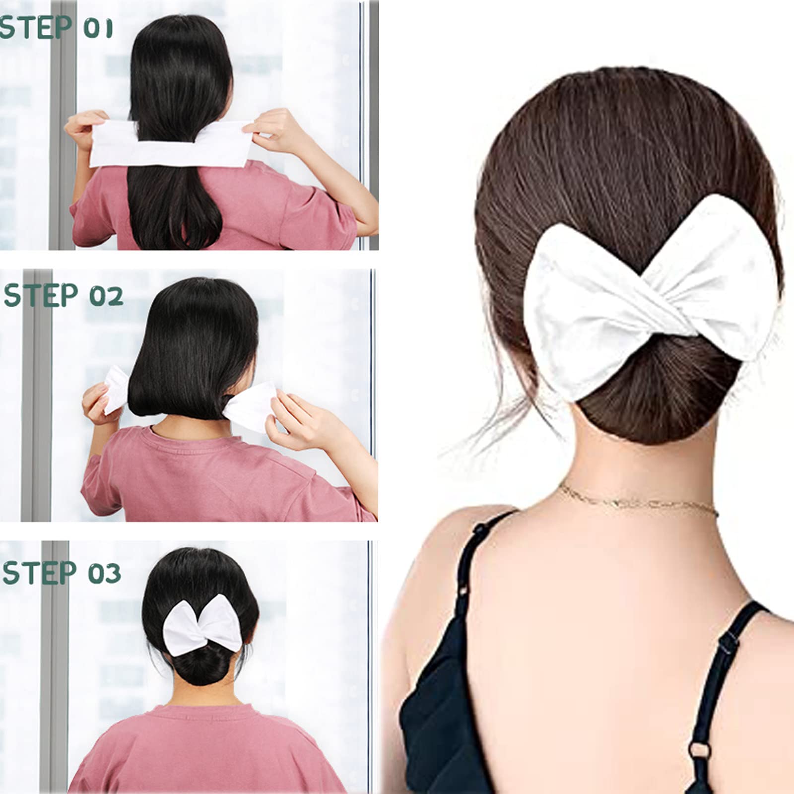 Magic Clip Donut Hair Bun Fabricantes Franceses Moño de Pelo Herramienta Rosquilla para Mujer