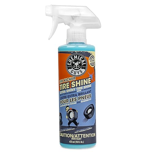 Chemical Guys Tire Kicker Sprayable Extra Glossy Tire Shine (Works on Rubber, Vinyl & Plastic), Great for Cars, Trucks, SUVs, Motorcycles, RVs & More, 473 ml - 473 ml