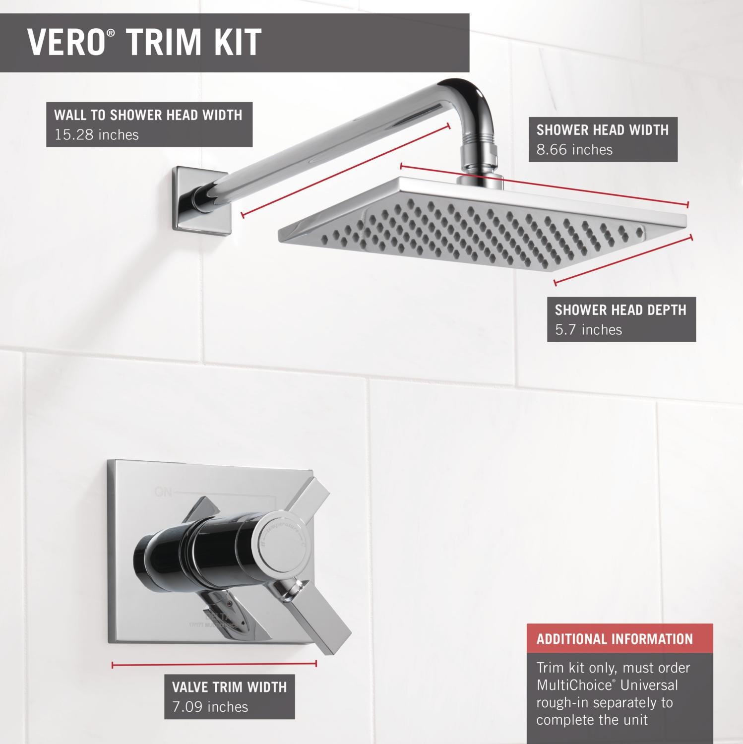新作販売 モリコーYahoo 店DELTA Faucet Vero 17 Series DualFunction Shower Trim