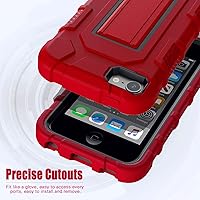 Vista 6 de Funda para iPod Touch 7 generación, iPod Touch 65 generación, resistente a los golpes, resistente a los golpes, para Apple iPod Touch 765