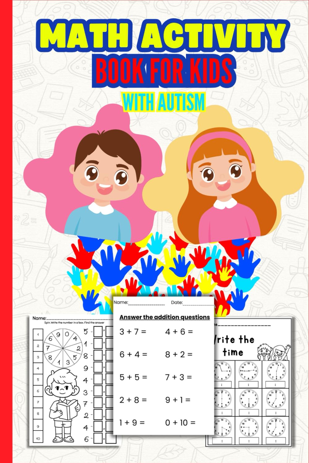 Math Activity Book For Kids With Autism: Math Exercises for Autistic Children