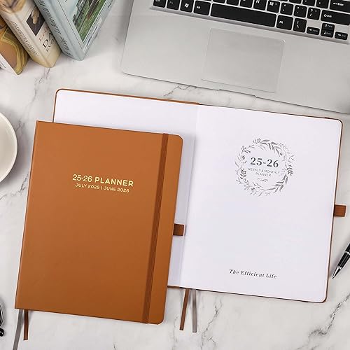 Miniatura 6 de Agenda 2023  Agenda semanal y mensual 2023 enero a diciembre 8 x 10 pulgadas bolsillo interior tapa dura cierre elástico bucle para bolígrafo