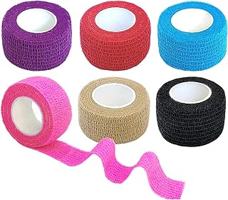 FITCOZI 1" Wide 6 Rolls Premium Lifting Thumb Tape.for Weightlifting,Cross Training, Powerlifting & Gym.Protects Thumb Fin... Price In India