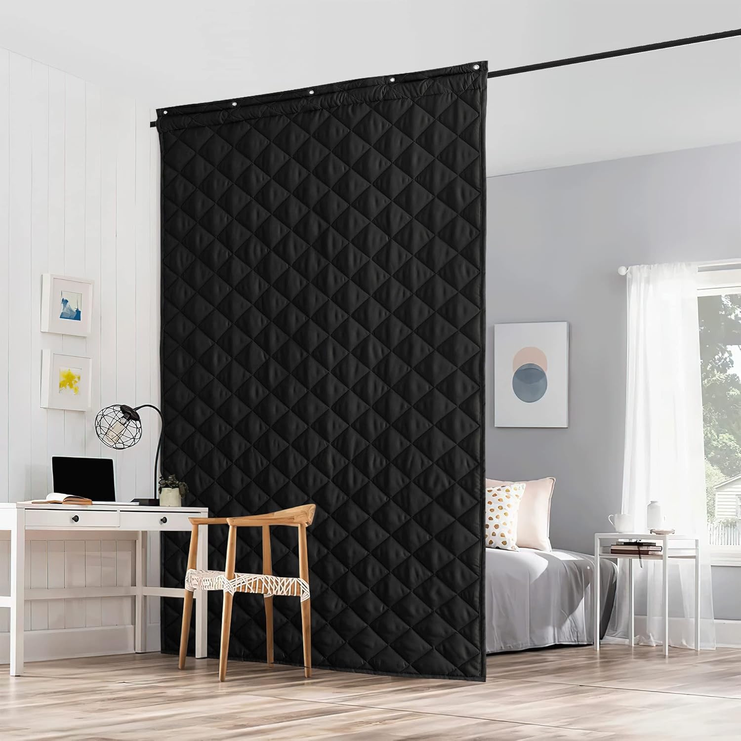 RYB HOME Large Soundproof Blanket, Thermal Insulated Door