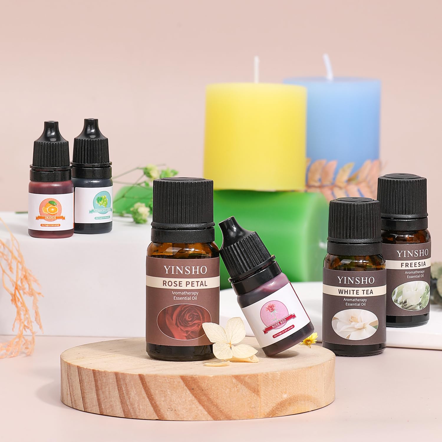 Blingfun Kit Complet pour Fabrication de Bougies en Cire de Soja 900g- DIY Bougie Parfumée avec Mèches, Huiles Fragrances, Colorants, Pot, Autocollants & Outils - Idée Cadeau Créatif pour Adultes