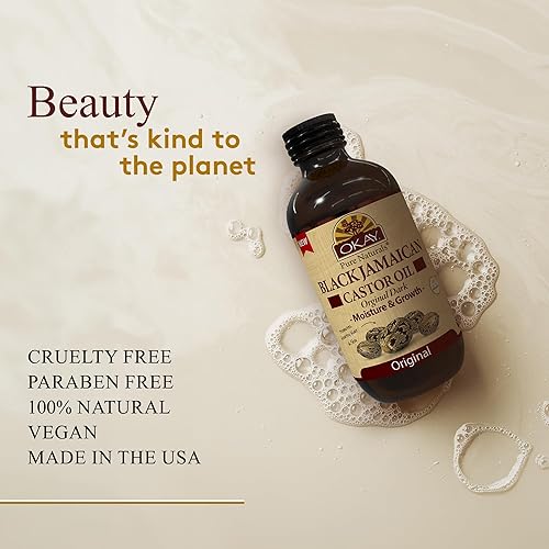 Miniatura 3 de Aceite de ricino jamaicano Okay, Marrón