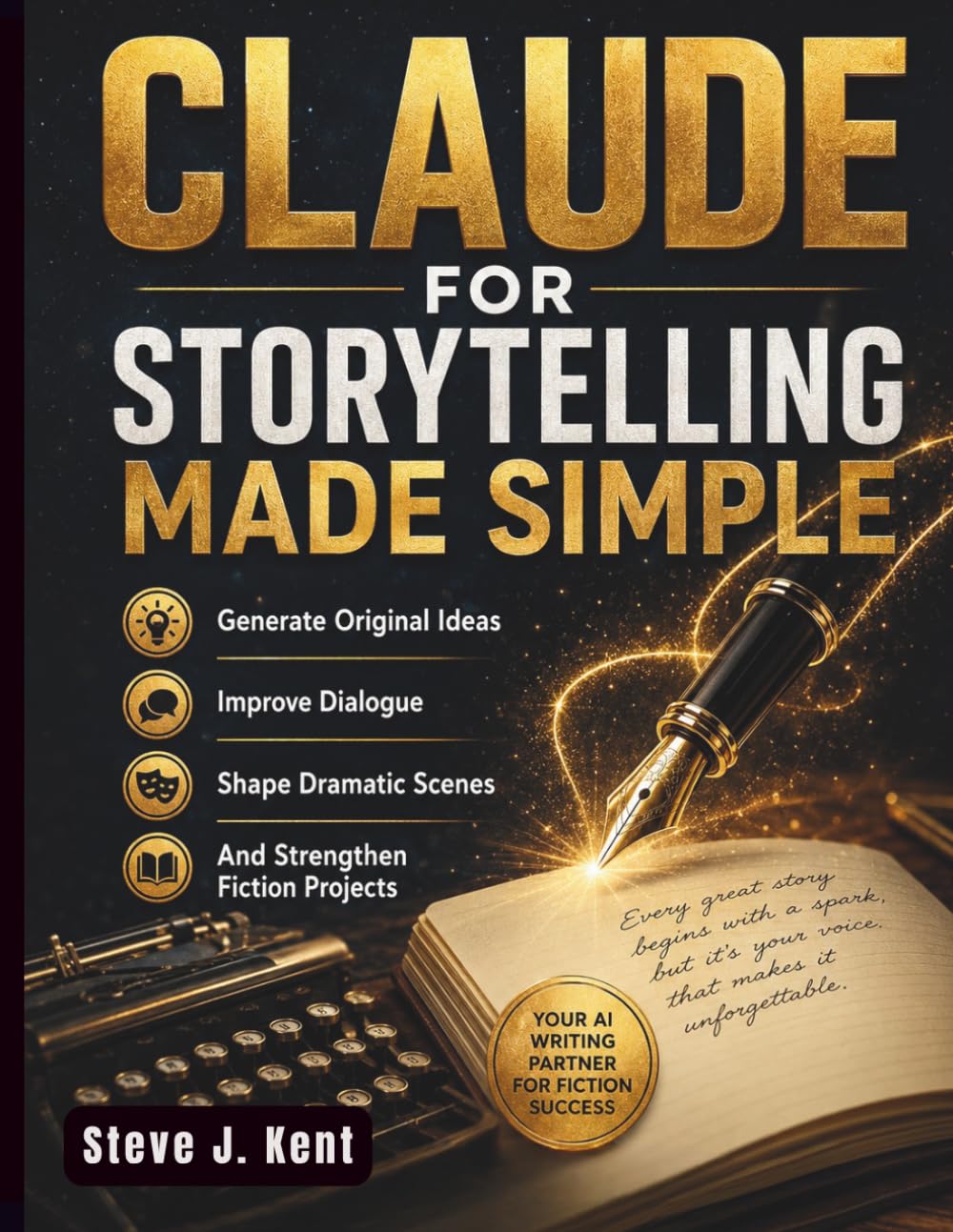 Claude for Storytelling Made Simple: Generate Original Ideas, Improve Dialogue, Shape Dramatic Scenes, And Strengthen Fiction Projects