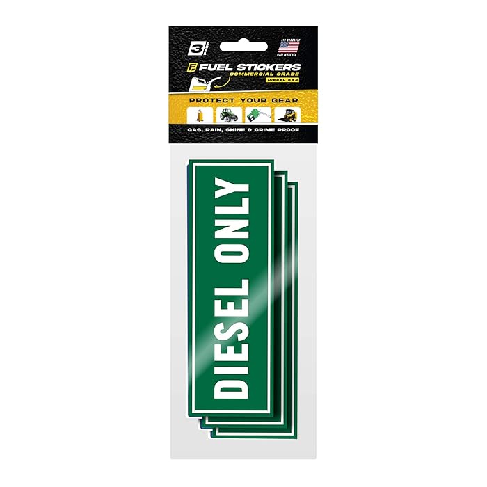 Buy Diesel Stickers for Fuel Tank Diesel Decal Weatherproof Diesel