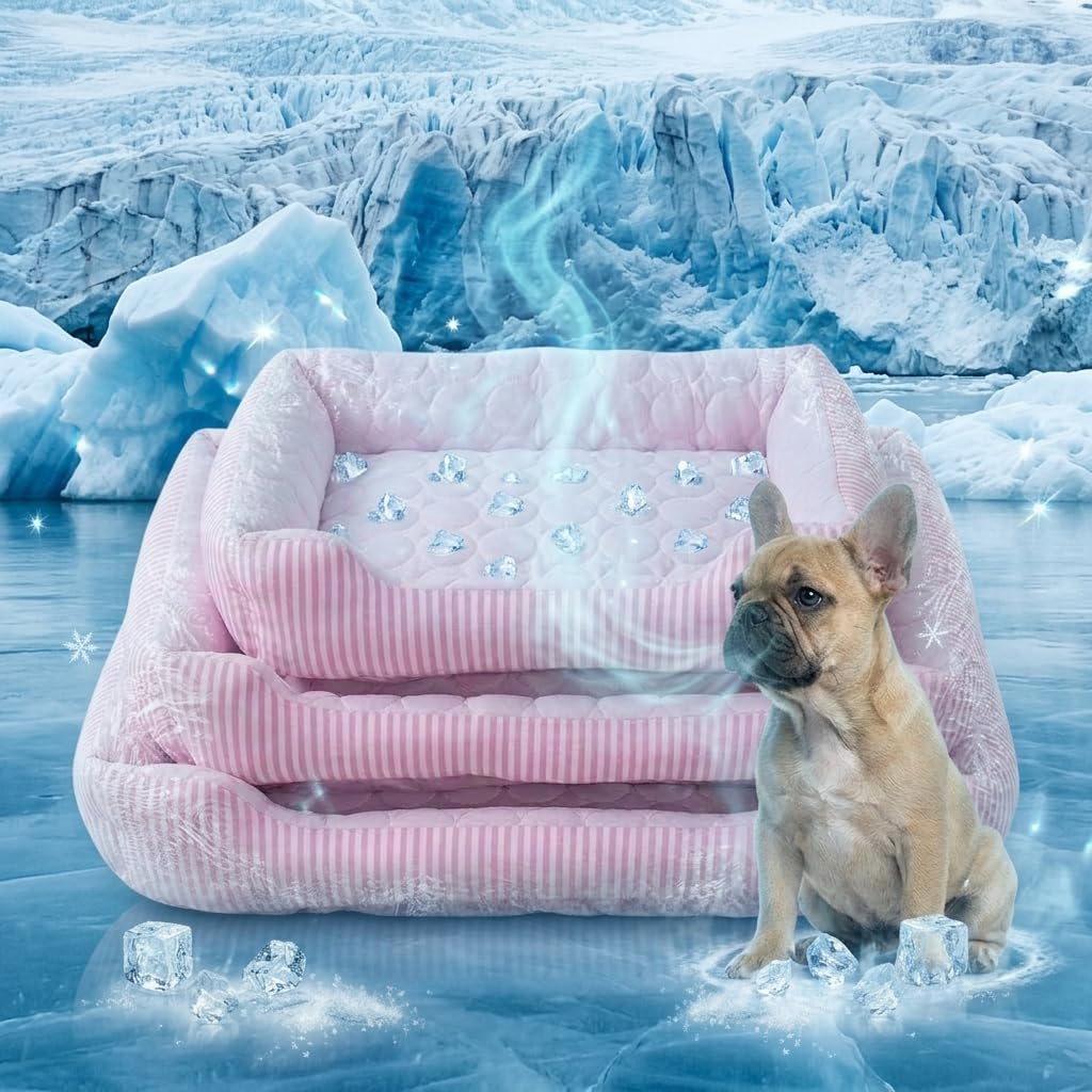 Pbed Ice Silk Cooling Dog Bed