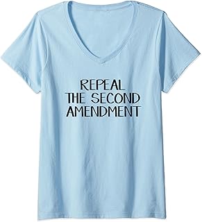 Repeal The Second Amendment V-Neck T-Shirt