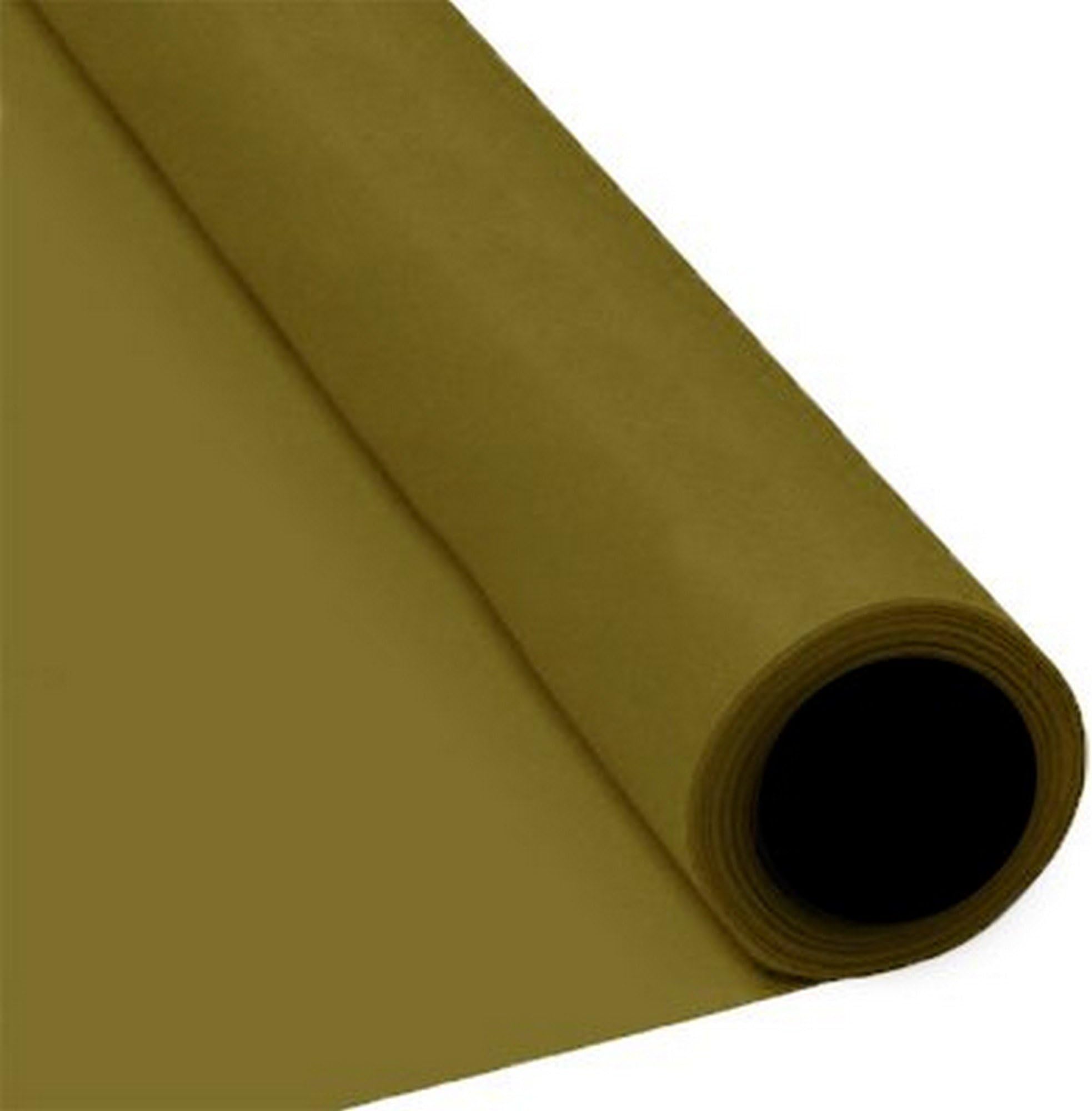 UDL Coloured Banqueting Roll Table Cover (7m) (Gold)