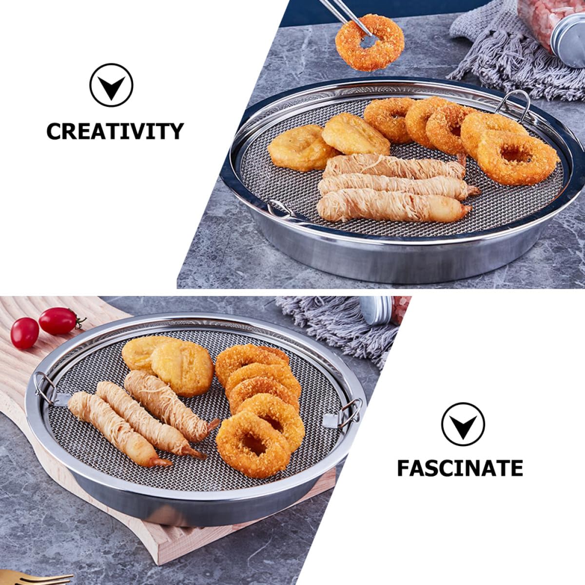 jojofuny Colino a Maglia in Inossidabile 304 per Scolare e, Resistente All'usura per Scolare e Acqua Accessorio da Cucina