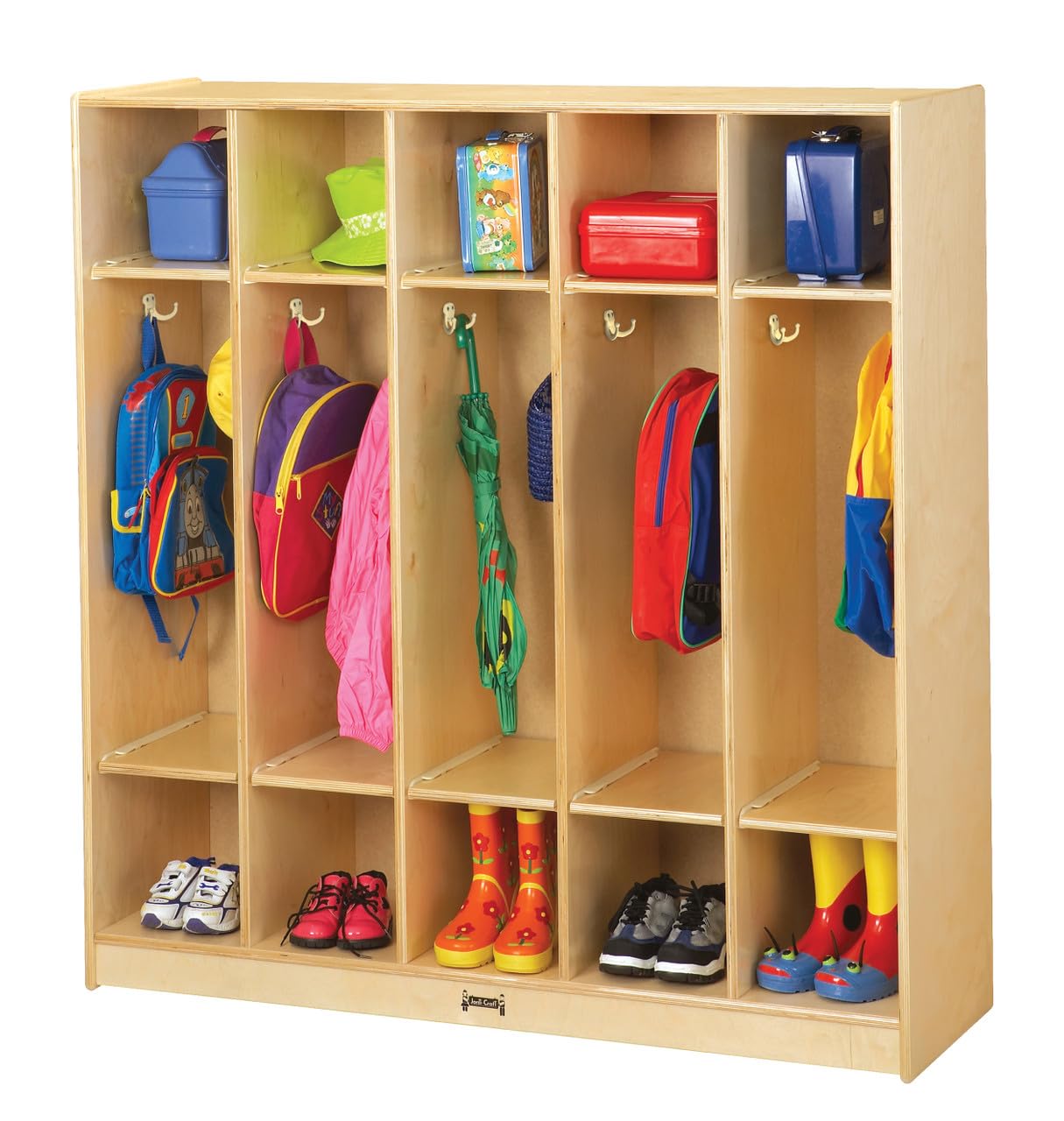 Jonti-Craft 5 Section Coat Locker