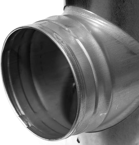 Miniatura 5 de Vent Systems Conector de conducto de 6 pulgadas, adaptador de manguera de 3 vías para manguera, conector de tubo redondo en forma de T, ventilador