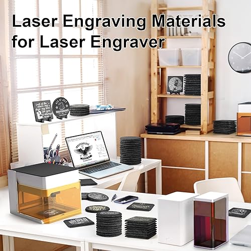 Miniatura 5 de 72 posavasos de piedra de pizarra negra, 4 pulgadas, 36 unidades, cuadrados, 36 unidades, posavasos redondos de 36P a granel para material de