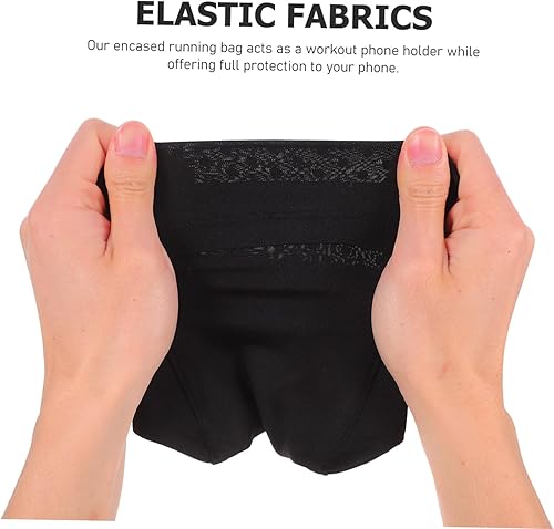 Miniatura 8 de DOITOOL Soporte de teléfono para piernas para deportes, bolsa elástica para pantorrilla, material suave y cinta de gancho y bucle para entrenamiento