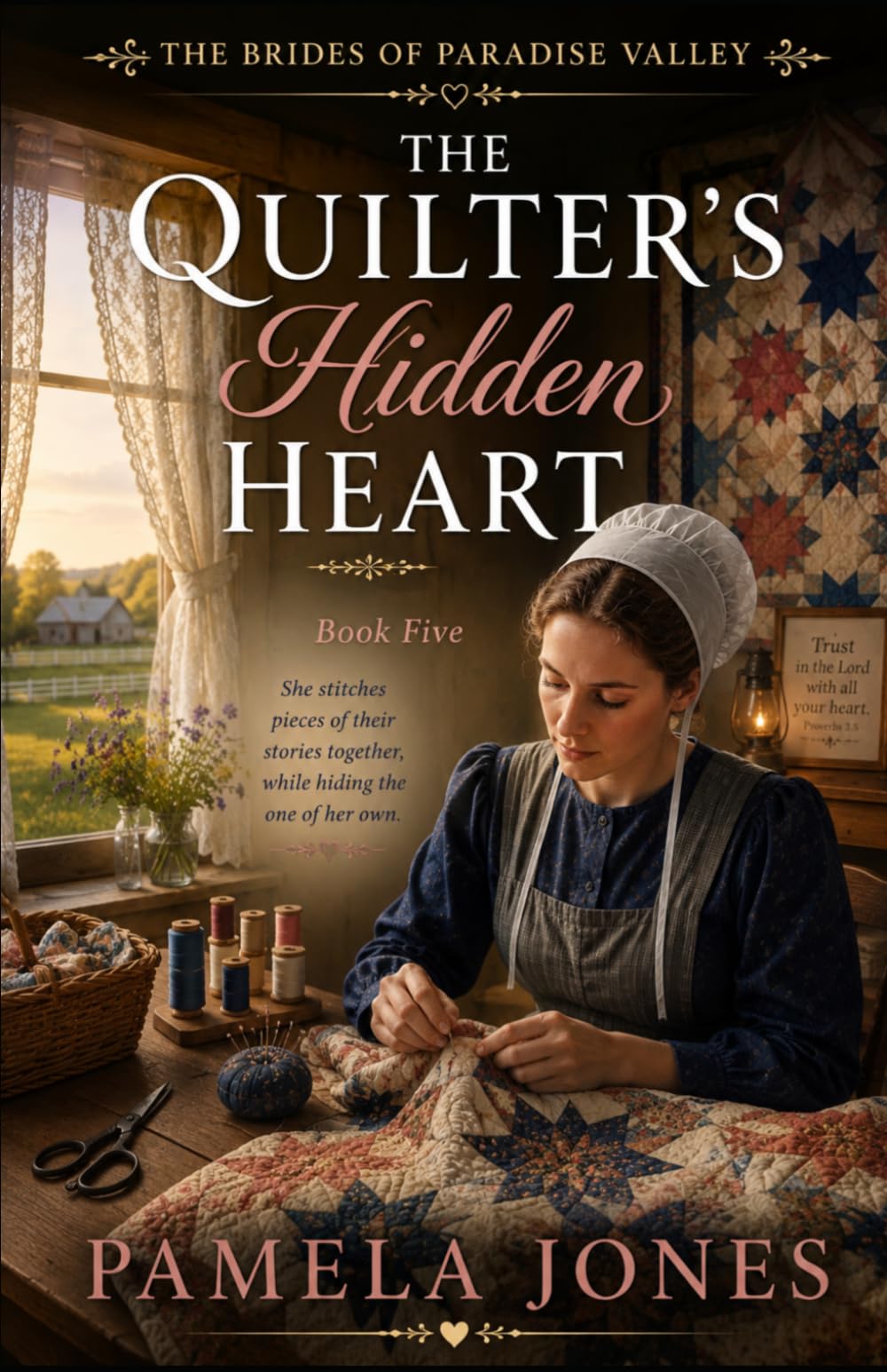 The Quilter's Hidden Heart (THE BRIDES OF PARADISE VALLEY)
