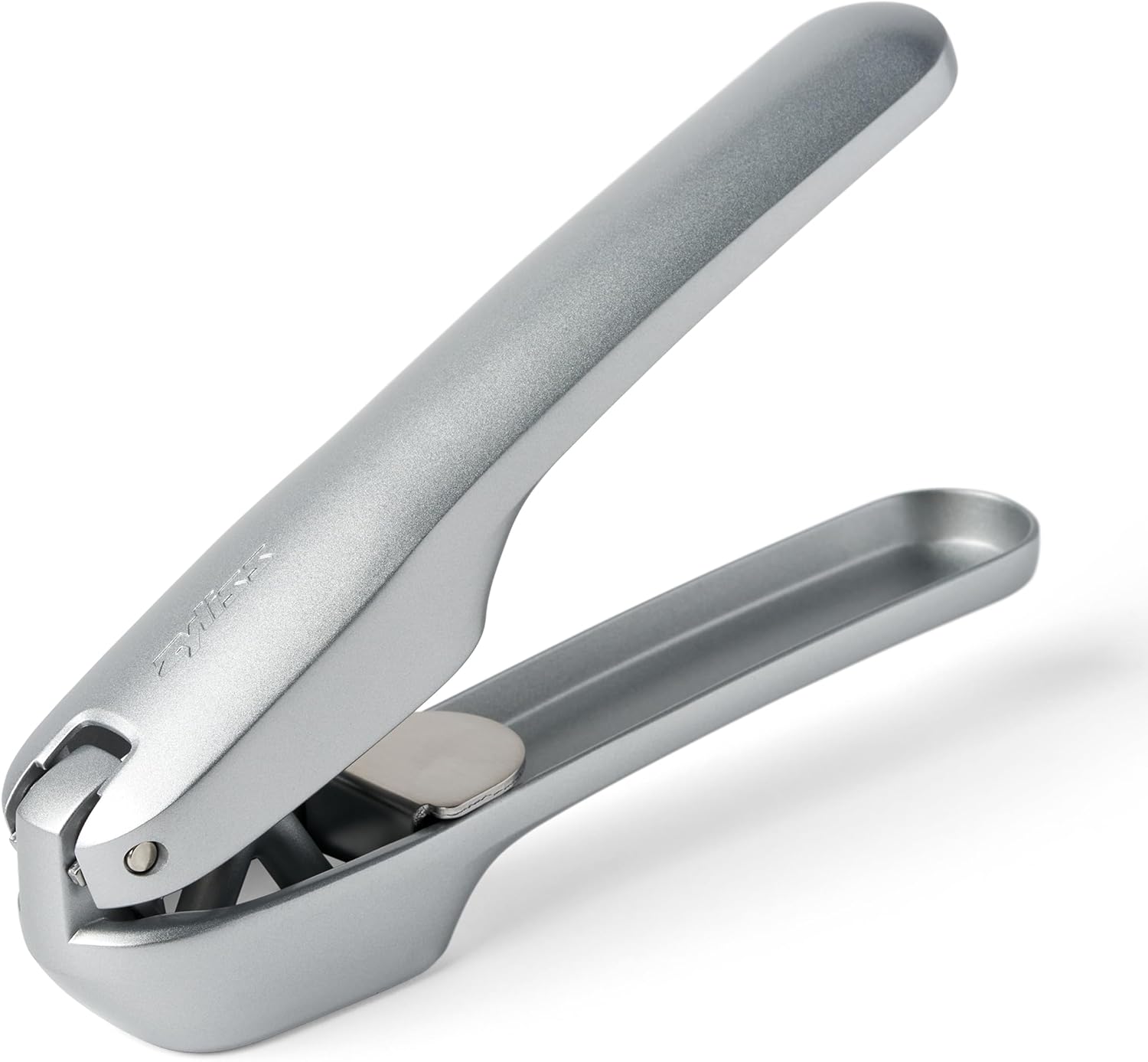Zyliss Susi 4 Schiaccia Aglio Acciaio Inox, Rivestimento Antiscivolo ILAG, Schiaccia l’Aglio (Senza Sbucciarlo), Spremia