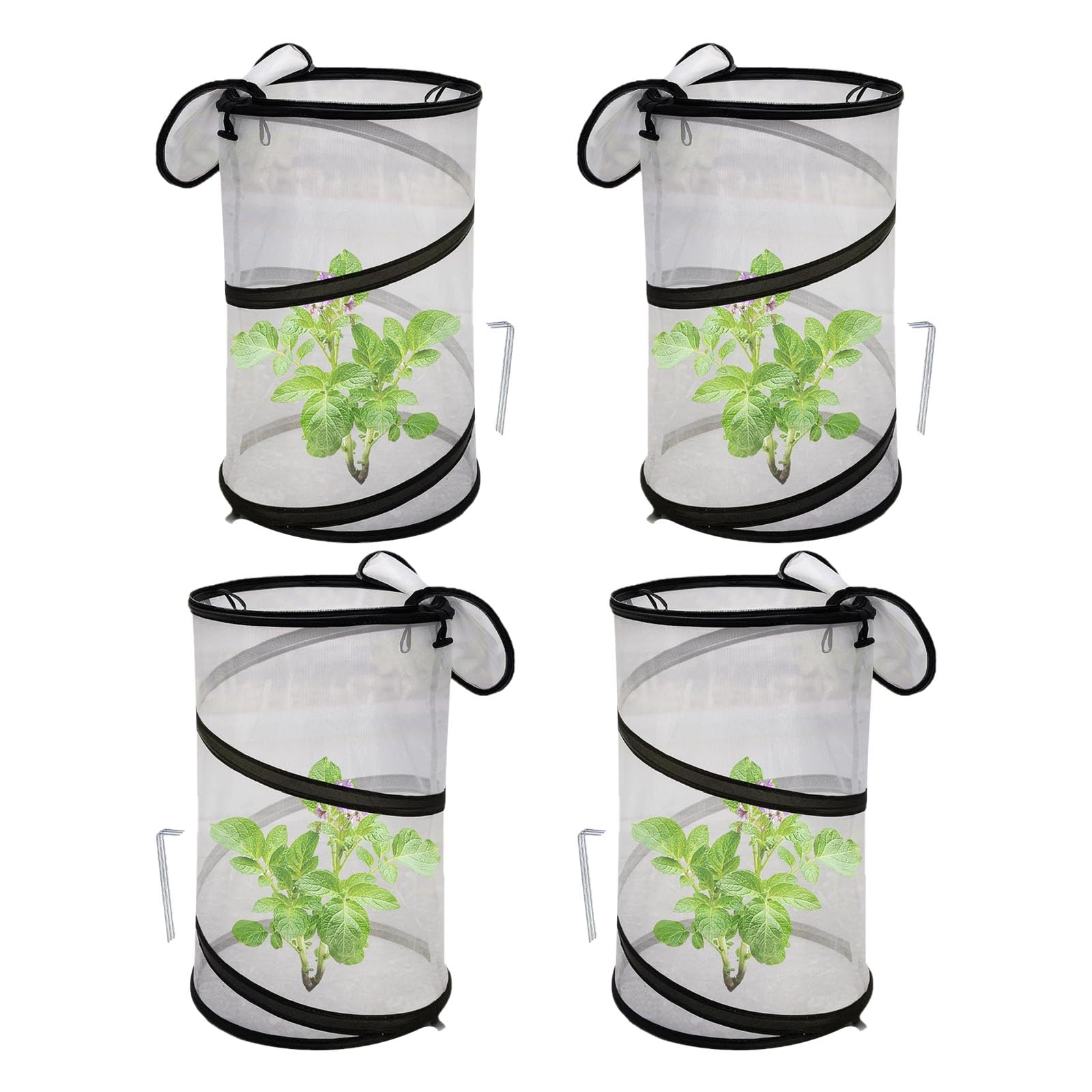 E la Rete barriera in Filo Acciaio Protegge Le Verdure del Giardino dagli Uccelli Che spuntano Fuori Design rapido Installazione Esterna Copertura per Riparo per Piante a Prova Inverno