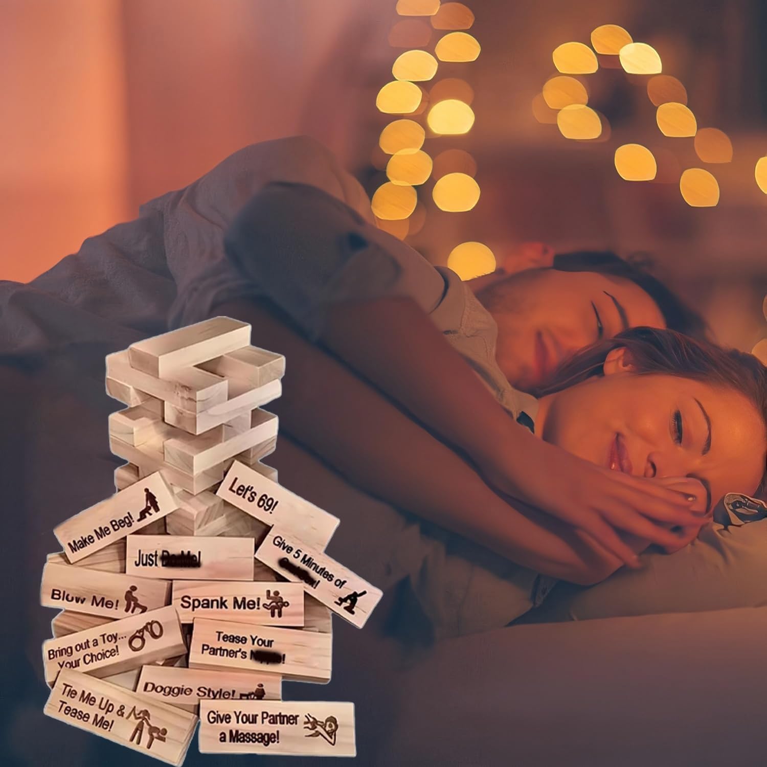 Lust Tower - Spel Voor Volwassenen, 48 Stuks Super Ondeugend Blok Toren Spel Koppels Spelletjes Voor Volwassenen Snel Lust Tower - Spel Voor Volwassenen, 48 Stuks Super Ondeugend Blok Toren Spel Koppels Spelletjes Voor Volwassenen Snel
