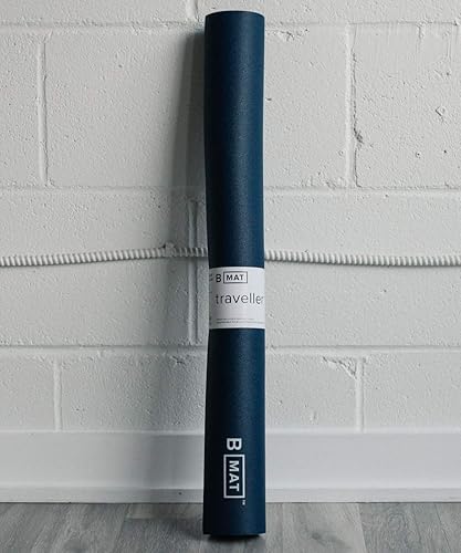 Miniatura 5 de B YOGA Traveller - Tapete de yoga antideslizante de 0.079in de grosor, muy agarre, alto rendimiento, 100% goma adhesiva, para yoga, pilates,