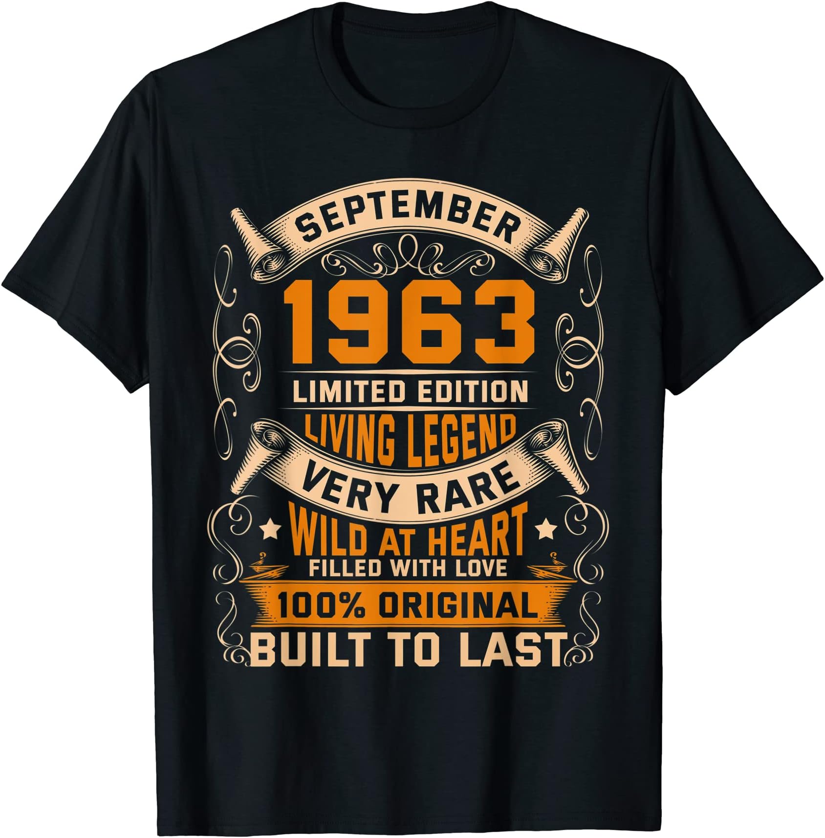 Legend 1963 September Gifts Men WomenAnniversaire Original September 1963 T-Shirt