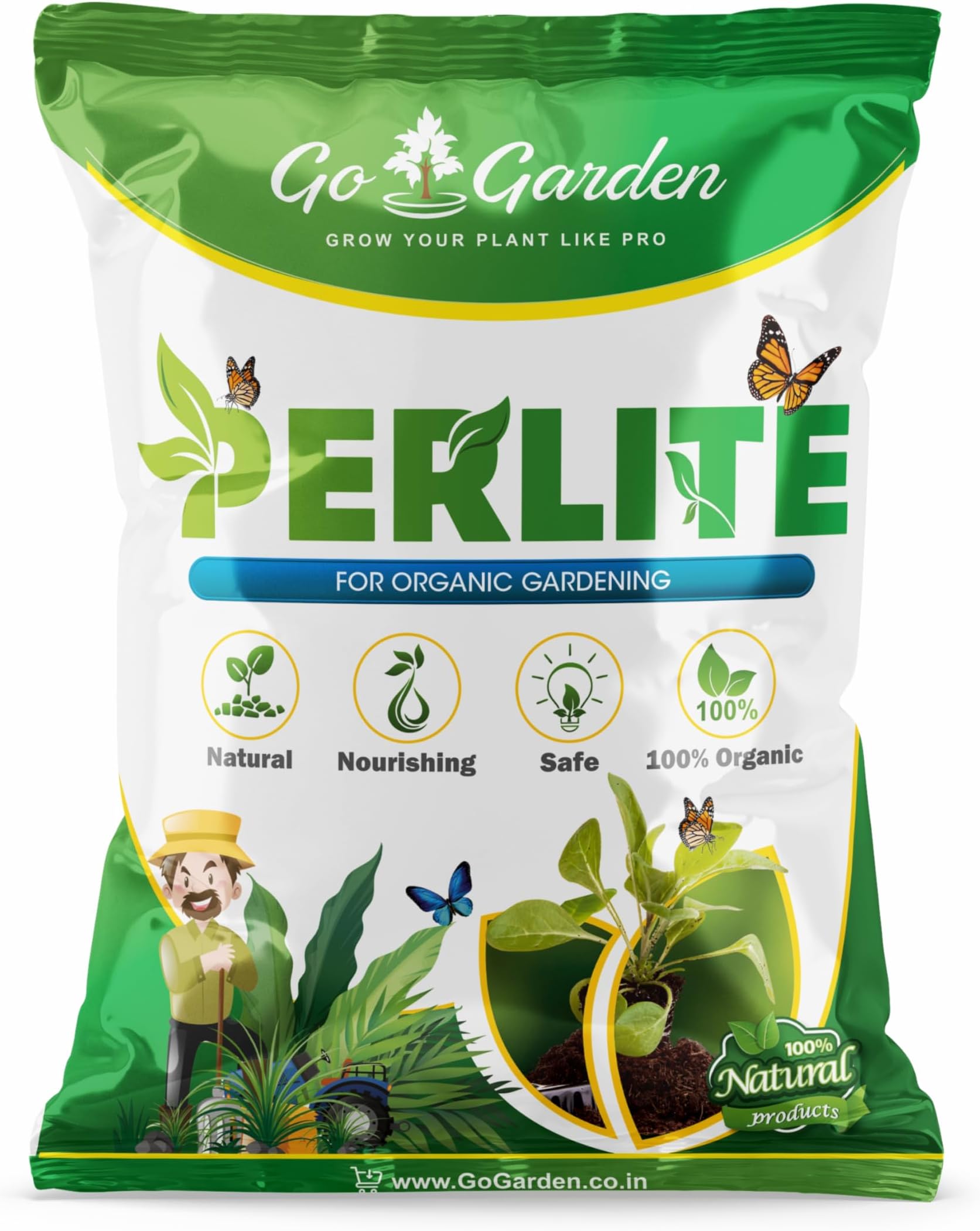 Go Garden All Purpose Bio DAP Fertilizer for Plant - Plant Food For Home Gardens 400 G